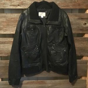Xhilaration faux leather jacket